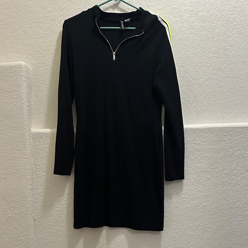 H&M Zip Up Bodycon Dress